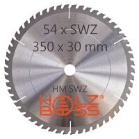Holzboss® HM-Sägeblatt  350 x 30 mmØ  SWZ...