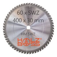 Holzboss® HM-Sägeblatt  400 x 30 mmØ  SWZ...
