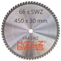 Holzboss® HM-Sägeblatt  450 x 30 mmØ  SWZ...