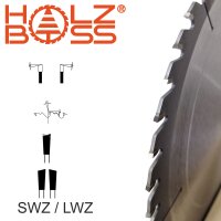 Holzboss® HM-Sägeblatt  700 x 35 mmØ  SWZ 84 x Super-Wechselzahn