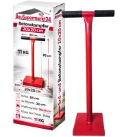 Erd- und Betonstampfer 20x20 cm Erdstampfer 85 cm Hoch...